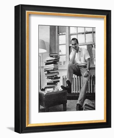 The Aga Khan While a Student at Harvard University, 1958-null-Framed Giclee Print