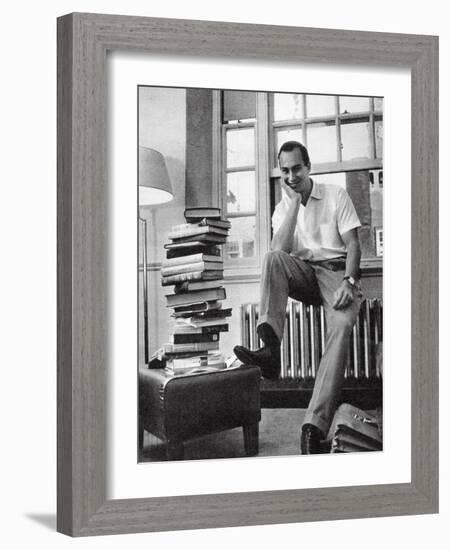 The Aga Khan While a Student at Harvard University, 1958-null-Framed Giclee Print