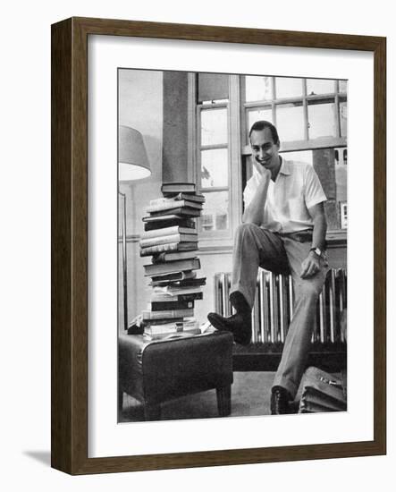 The Aga Khan While a Student at Harvard University, 1958-null-Framed Giclee Print