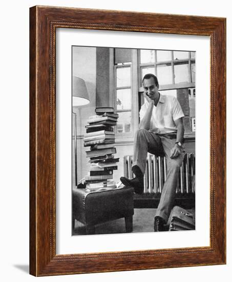 The Aga Khan While a Student at Harvard University, 1958--Framed Giclee Print