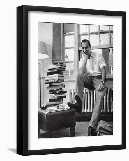 The Aga Khan While a Student at Harvard University, 1958-null-Framed Giclee Print