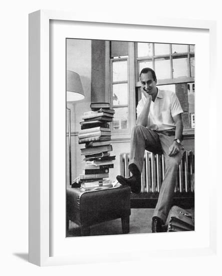 The Aga Khan While a Student at Harvard University, 1958-null-Framed Giclee Print