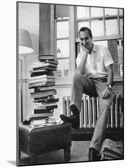 The Aga Khan While a Student at Harvard University, 1958-null-Mounted Giclee Print