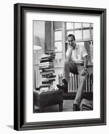 The Aga Khan While a Student at Harvard University, 1958-null-Framed Giclee Print