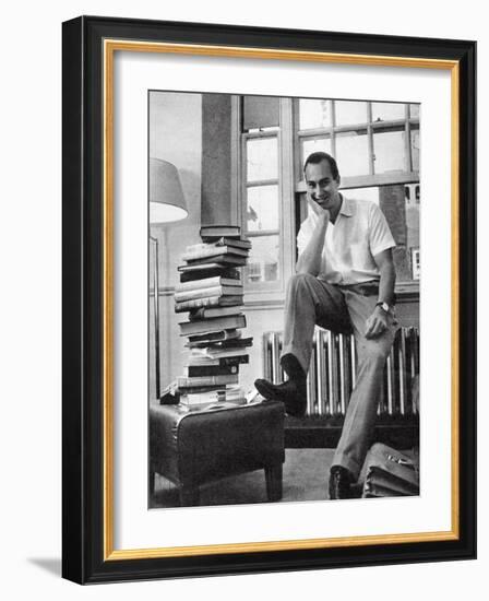 The Aga Khan While a Student at Harvard University, 1958-null-Framed Giclee Print
