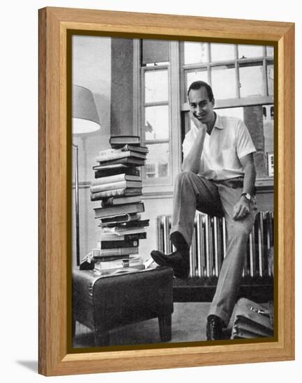 The Aga Khan While a Student at Harvard University, 1958-null-Framed Premier Image Canvas