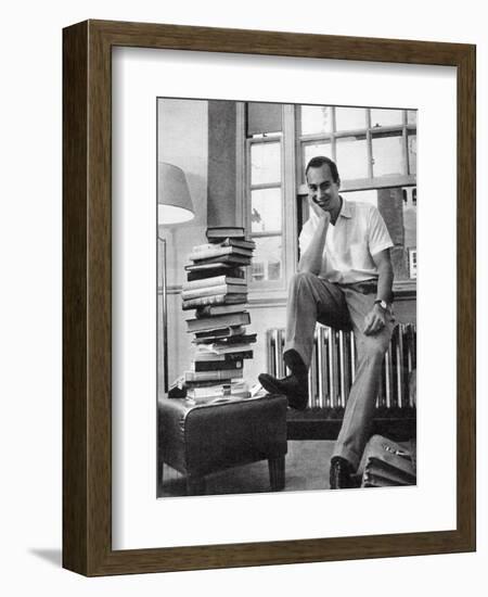 The Aga Khan While a Student at Harvard University, 1958-null-Framed Premium Giclee Print