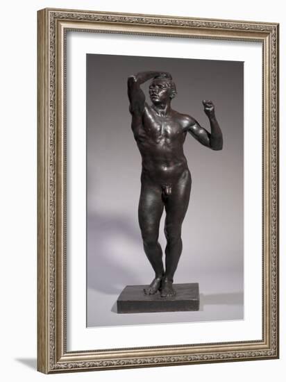 The Age of Bronze, 1875-1876 (Bronze)-Auguste Rodin-Framed Giclee Print