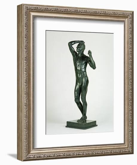 The Age of Bronze, 1877-Auguste Rodin-Framed Giclee Print