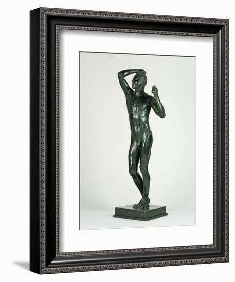 The Age of Bronze, 1877-Auguste Rodin-Framed Giclee Print