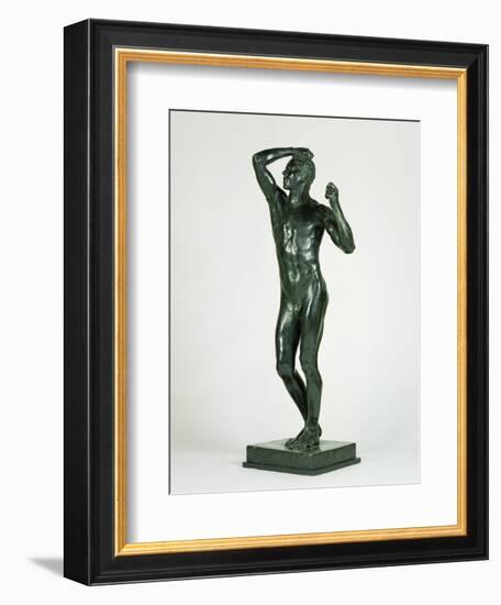 The Age of Bronze, 1877-Auguste Rodin-Framed Giclee Print