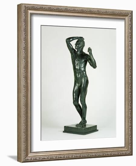 The Age of Bronze, 1877-Auguste Rodin-Framed Giclee Print