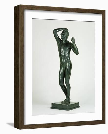 The Age of Bronze, 1877-Auguste Rodin-Framed Giclee Print