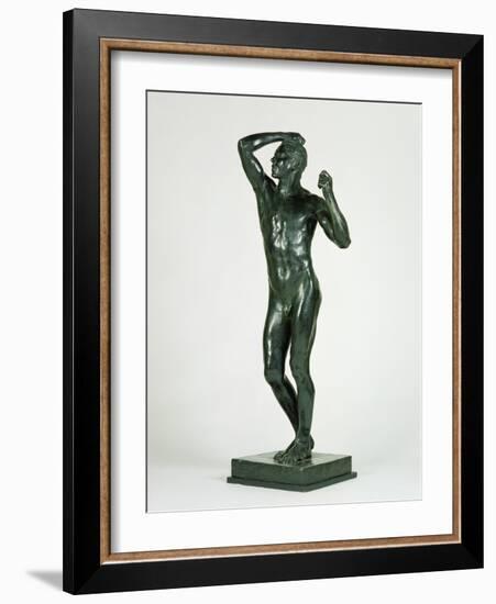 The Age of Bronze, 1877-Auguste Rodin-Framed Giclee Print