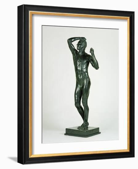 The Age of Bronze, 1877-Auguste Rodin-Framed Giclee Print