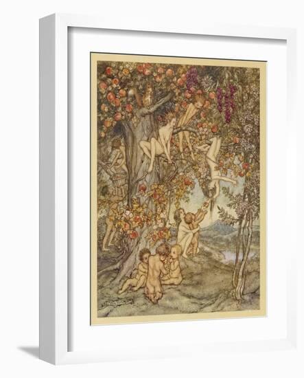 The Age of Gold-Arthur Rackham-Framed Art Print