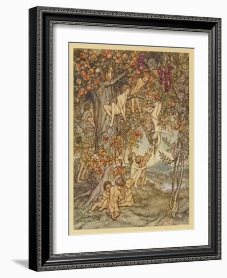 The Age of Gold-Arthur Rackham-Framed Art Print