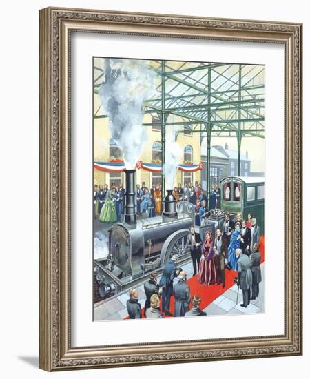 The Age of Great Beginnings - the Victorian Age-Ron Embleton-Framed Giclee Print