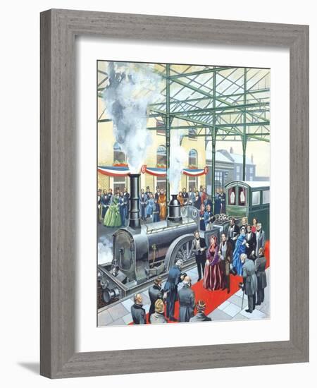 The Age of Great Beginnings - the Victorian Age-Ron Embleton-Framed Giclee Print