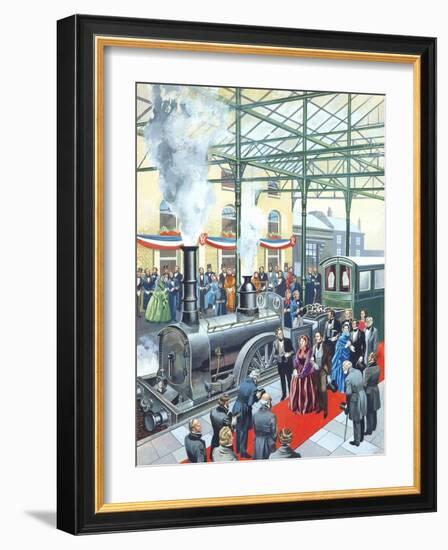 The Age of Great Beginnings - the Victorian Age-Ron Embleton-Framed Giclee Print