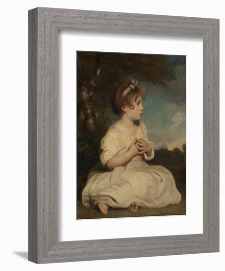 The Age of Innocence-Sir Joshua Reynolds-Framed Premium Giclee Print