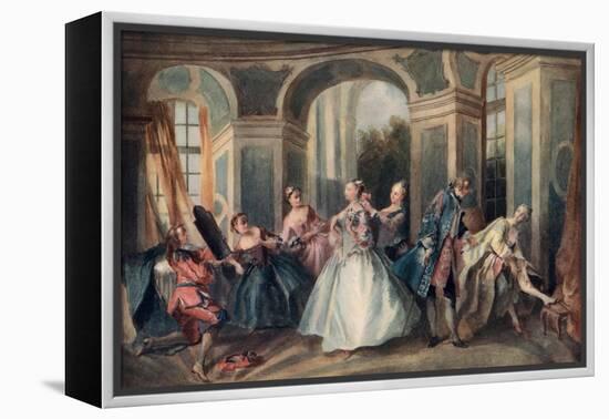 The Age of Man, Youth, 1730-1735-Nicolas Lancret-Framed Premier Image Canvas