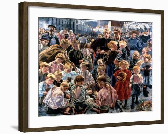 The Age of the Worker, 1896-Leon Frederic-Framed Giclee Print