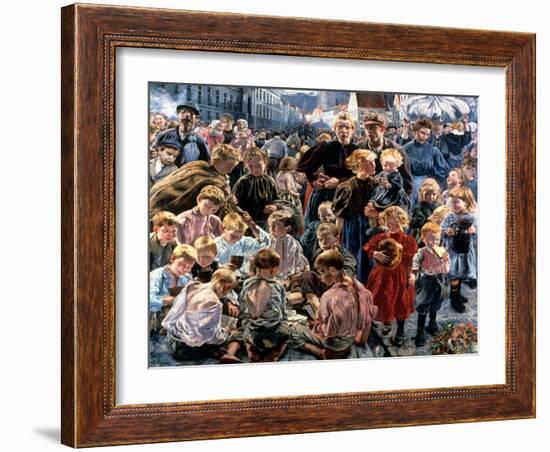 The Age of the Worker, 1896-Leon Frederic-Framed Giclee Print