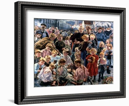 The Age of the Worker, 1896-Leon Frederic-Framed Giclee Print