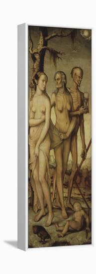 The Ages of Life and Death 1541-44 151X61Cm-Hans Baldung Grien-Framed Premier Image Canvas