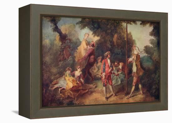 'The Ages of Man - Manhood', c1710-1740, (1910)-Nicolas Lancret-Framed Premier Image Canvas