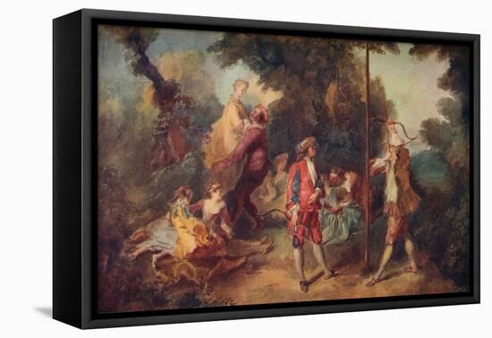 'The Ages of Man - Manhood', c1710-1740, (1910)-Nicolas Lancret-Framed Premier Image Canvas