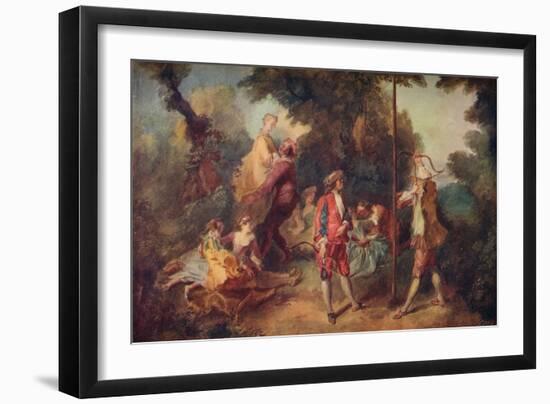 'The Ages of Man - Manhood', c1710-1740, (1910)-Nicolas Lancret-Framed Giclee Print