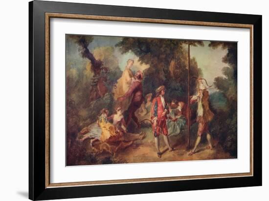 'The Ages of Man - Manhood', c1710-1740, (1910)-Nicolas Lancret-Framed Giclee Print