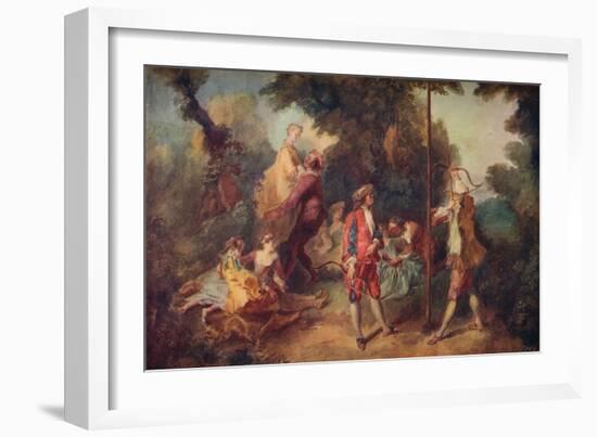 'The Ages of Man - Manhood', c1710-1740, (1910)-Nicolas Lancret-Framed Giclee Print