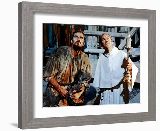 The Agony And The Ecstasy, Charlton Heston, Rex Harrison, 1965-null-Framed Photo