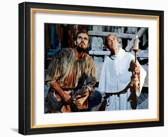 The Agony And The Ecstasy, Charlton Heston, Rex Harrison, 1965-null-Framed Photo