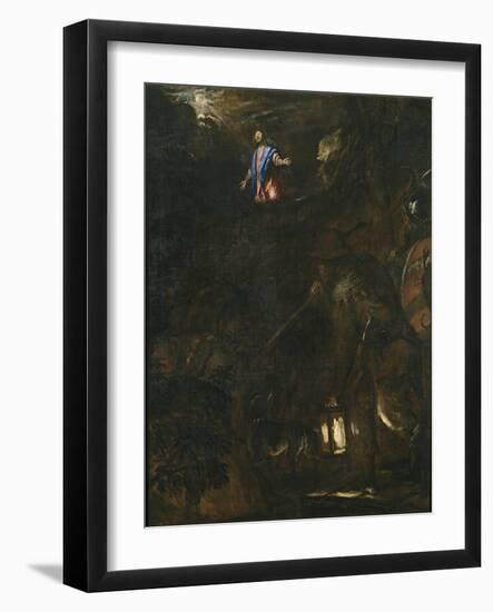 The Agony in the Garden, 1562-Titian (Tiziano Vecelli)-Framed Giclee Print