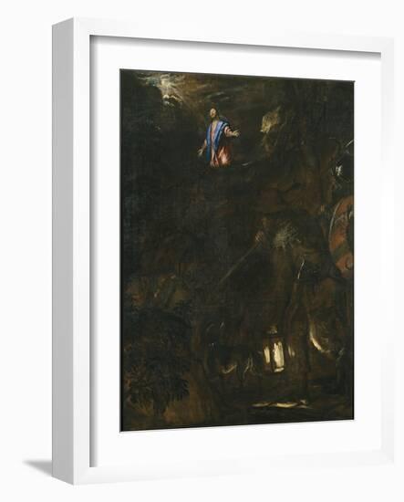 The Agony in the Garden, 1562-Titian (Tiziano Vecelli)-Framed Giclee Print