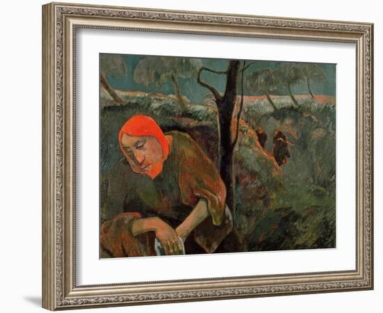 The Agony in the Garden, 1889-Paul Gauguin-Framed Giclee Print