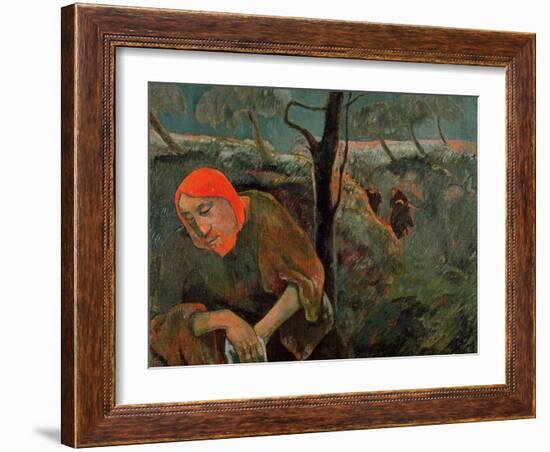 The Agony in the Garden, 1889-Paul Gauguin-Framed Giclee Print