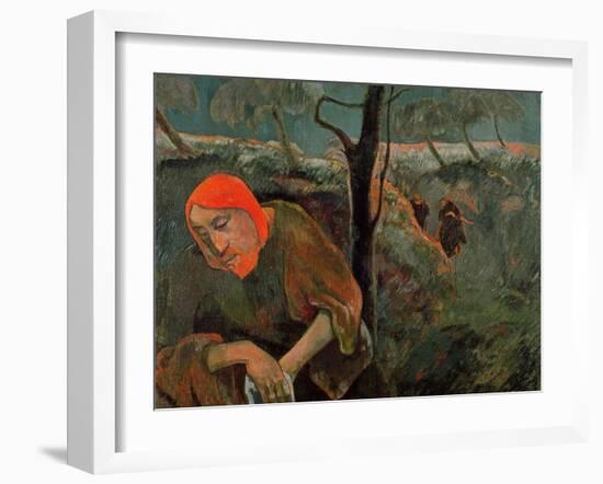 The Agony in the Garden, 1889-Paul Gauguin-Framed Giclee Print