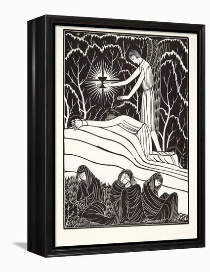 The Agony in the Garden, 1926-Eric Gill-Framed Premier Image Canvas