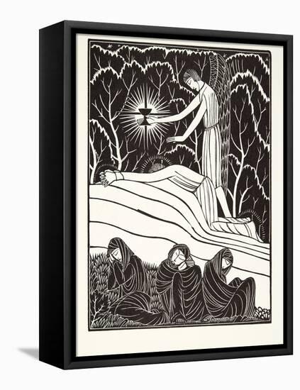 The Agony in the Garden, 1926-Eric Gill-Framed Premier Image Canvas