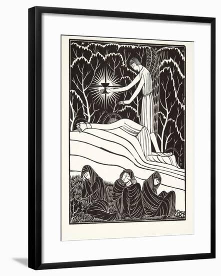 The Agony in the Garden, 1926-Eric Gill-Framed Giclee Print