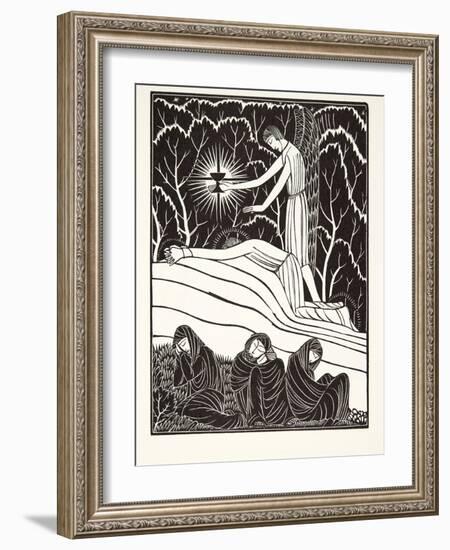 The Agony in the Garden, 1926-Eric Gill-Framed Giclee Print