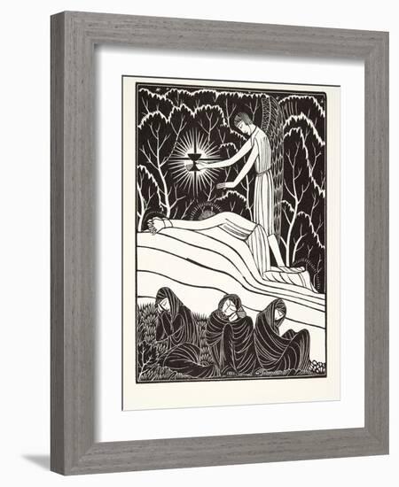 The Agony in the Garden, 1926-Eric Gill-Framed Giclee Print