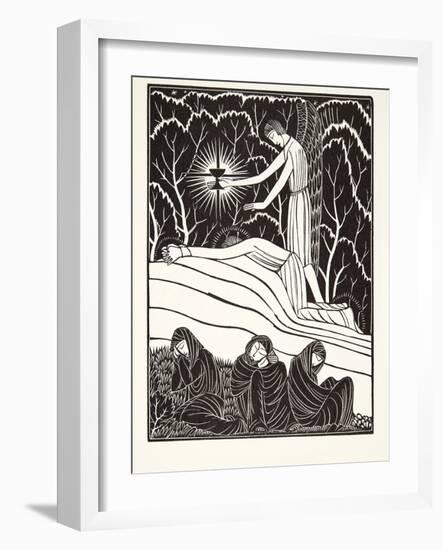 The Agony in the Garden, 1926-Eric Gill-Framed Giclee Print