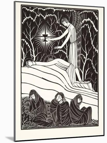 The Agony in the Garden, 1926-Eric Gill-Mounted Giclee Print