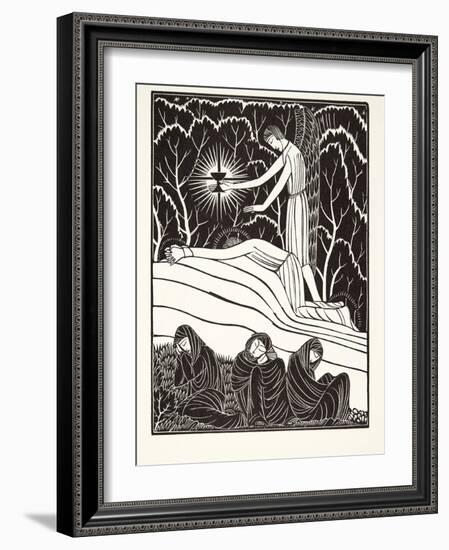 The Agony in the Garden, 1926-Eric Gill-Framed Giclee Print